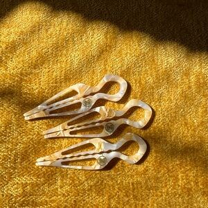 Lialys Prestige Hairpin Set of 3 - Gold